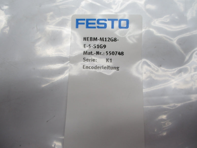 FESTO NEBM-M12G8-E-5-S1G9 550748 24VDC NSMP
