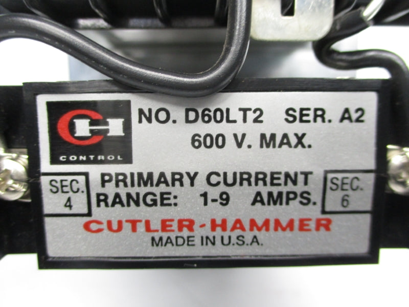 CUTLER HAMMER D60LA2 SER. A1 600V 9A NSMP