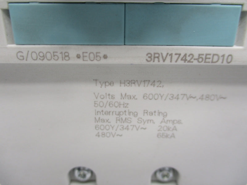SIEMENS 3RV1742-5ED10 600V 30A NSNP
