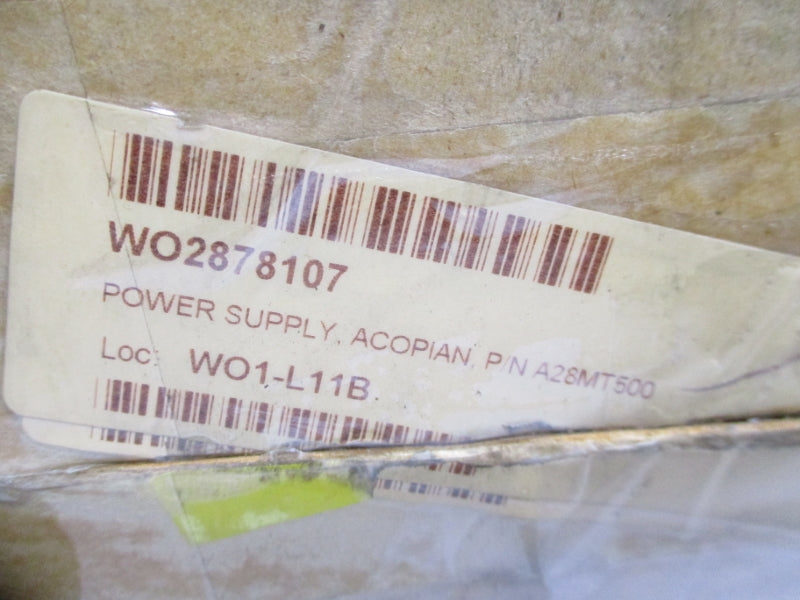 ACOPIAN A28MT500 NSMP