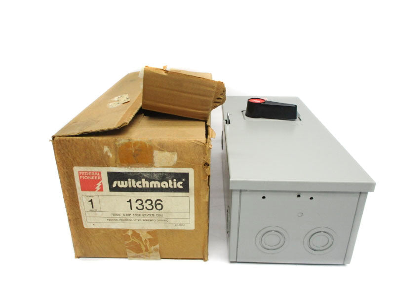 FEDERAL PIONEER 1336 SER. B 600VAC 30A NSMP