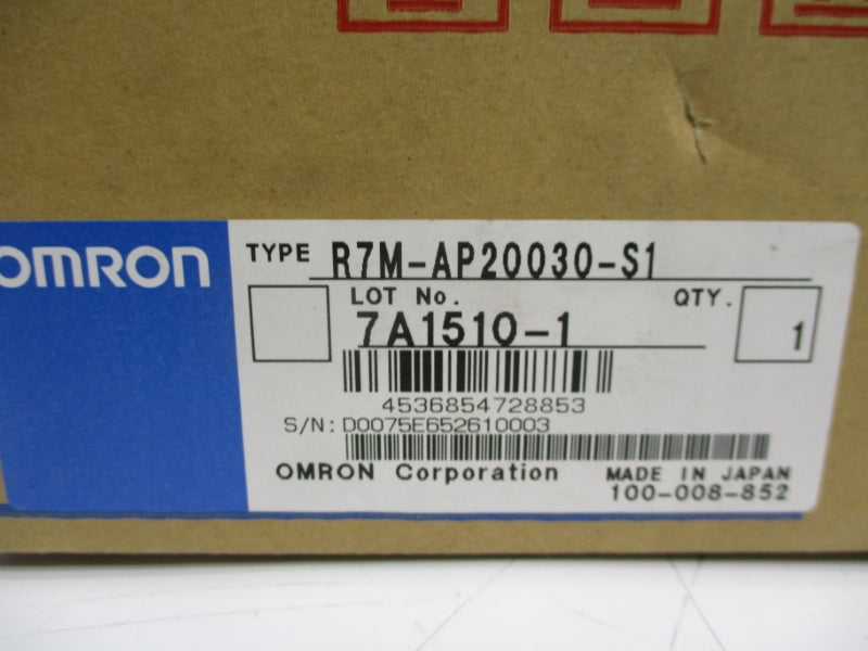 OMRON R7M-AP20030-S1 200V 2A NSMP