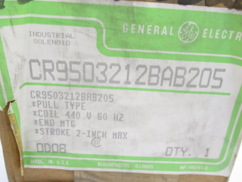 GENERAL ELECTRIC CR9503212BAB205 440V NSFS