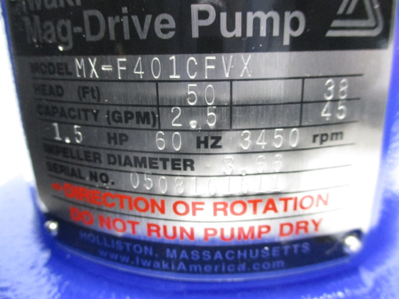 IWAKI MX-F401CFVX NSMP