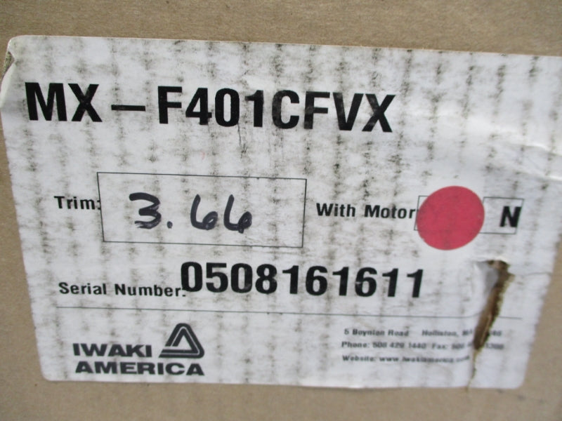 IWAKI MX-F401CFVX NSMP