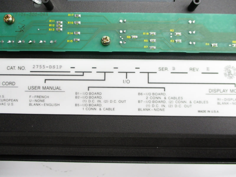 ALLEN BRADLEY 2755-DS1P SER. B 100-240VAC NSMP