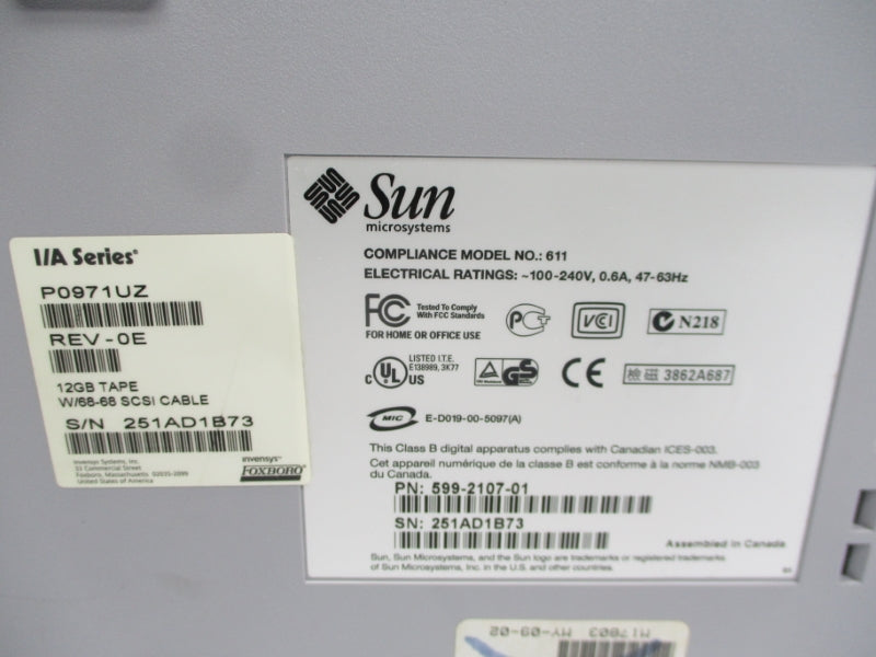 FOXBORO P0971UZ 100-240V 0.6A NSNP