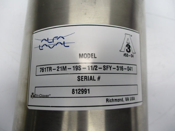 ALFA LAVAL 761TR-21M-19S-11/2-SFY-316-041 NSNP
