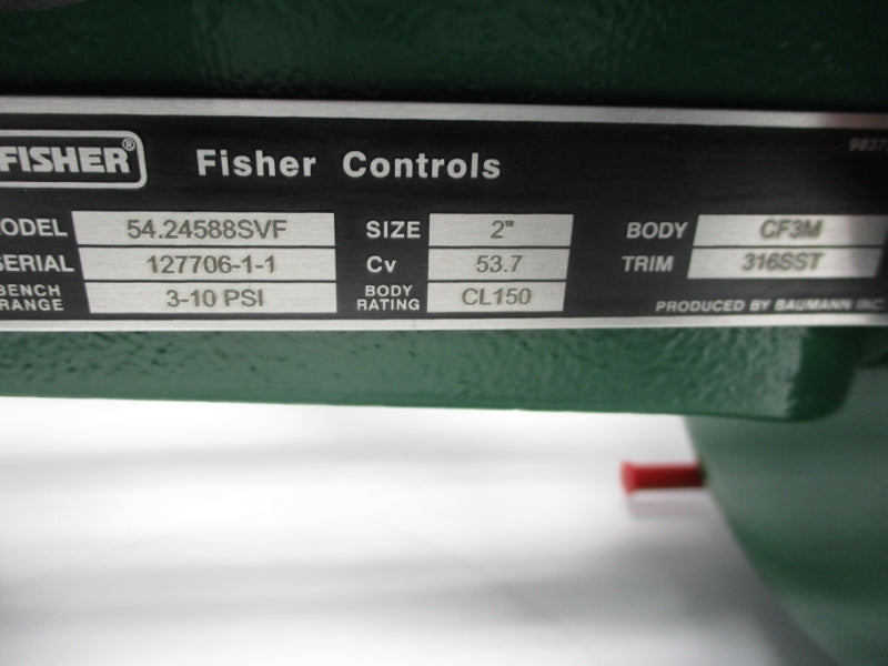 FISHER 54.24588SVF 3-10PSI 2" NSNP