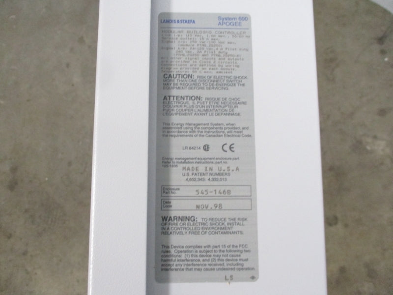 SIEMENS 545-146B 115V (NO KEY) NSMP