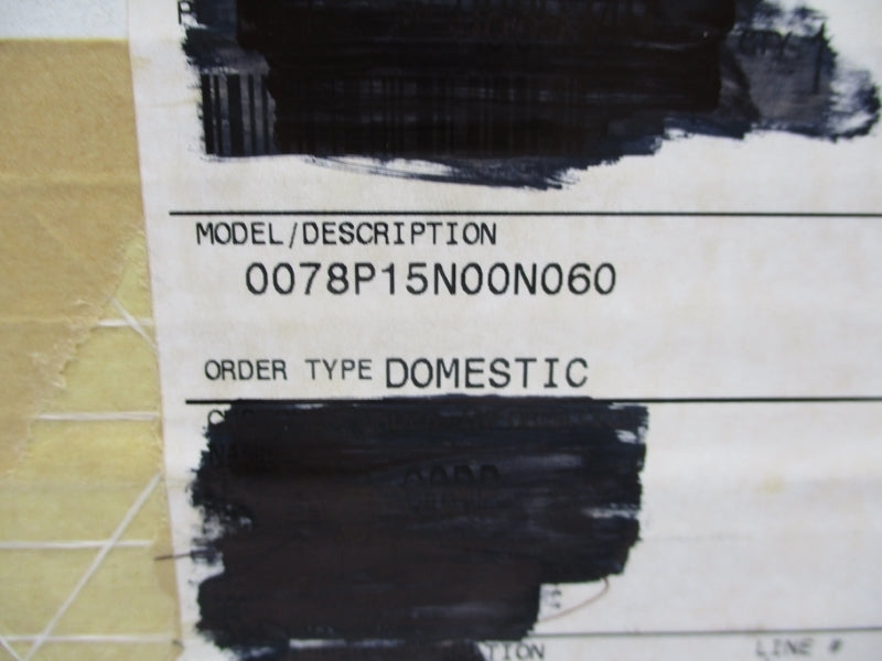 ROSEMOUNT 0078P15N00N060 NSFS