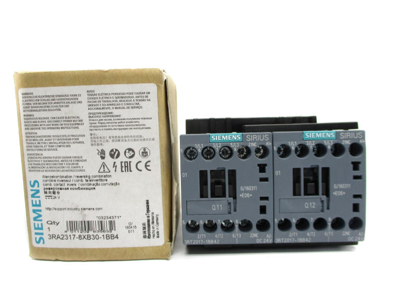 SIEMENS 3RA2317-8XB30-1BB4 24VDC 22A NSMP