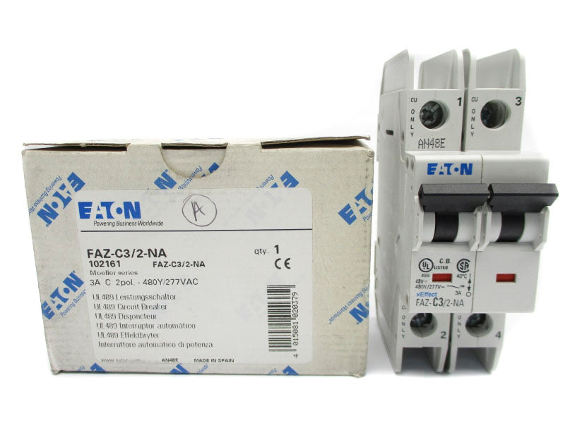 EATON FAZ-C3/2-NA 277VAC 3A NSMP