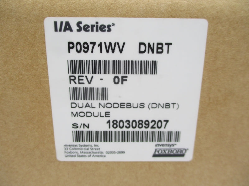FOXBORO P0971WV NSFS