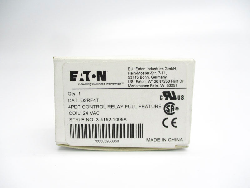 EATON D2RF4T 24VAC 8A NSMP