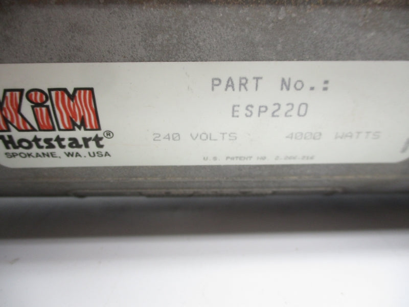 KIM HOTSTART ESP220 240V 1 1/4" NSMP MRO Global Solutions