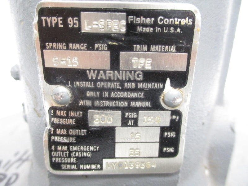 FISHER 95L-SPEC 5-15PSI 1" UNMP