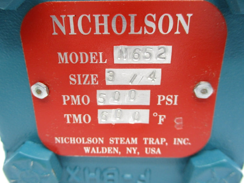 NICHOLSON N652 500PSI 3/4" NSMP