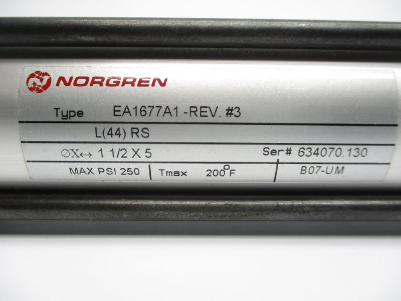 NORGREN EA1677A1-REV#3 250PSI 1-1/2X5 NSNP