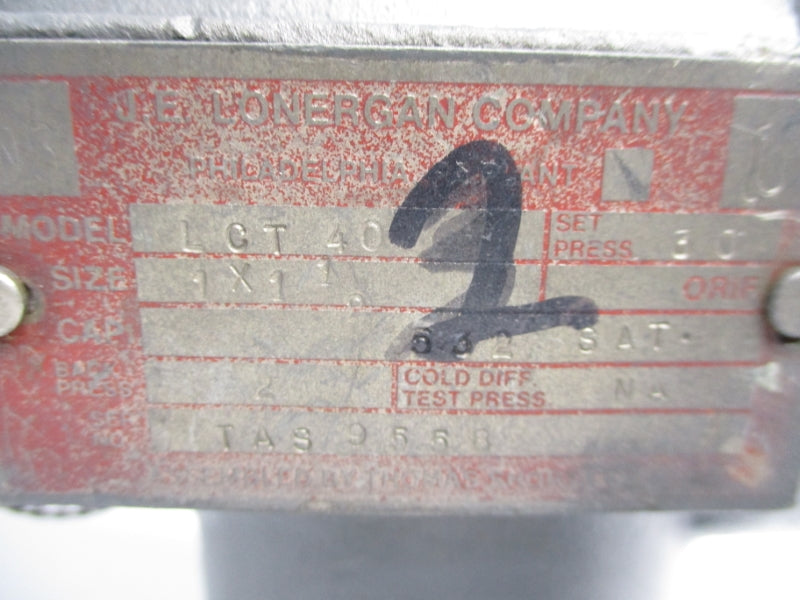 J.E. LONERGAN LCT40 1 1/4" NSNP