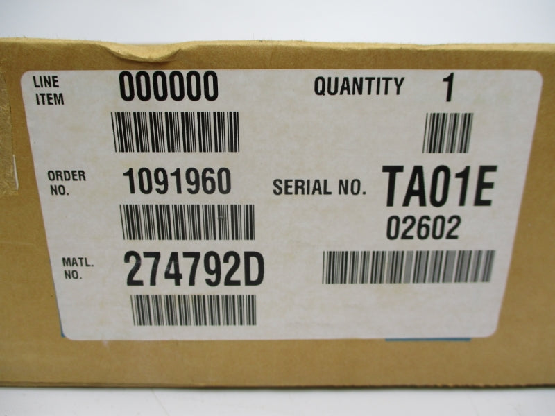 INDUSTRIAL SPARE PART 274792D NSFS