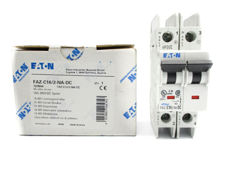 EATON FAZ-C16/2-NA-DC 250VDC 16A NSMP