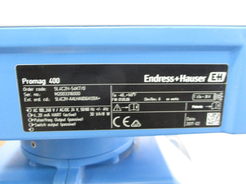 ENDRESS+HAUSER 5L4C2H-54K7/0 240V 284PSI NSMP