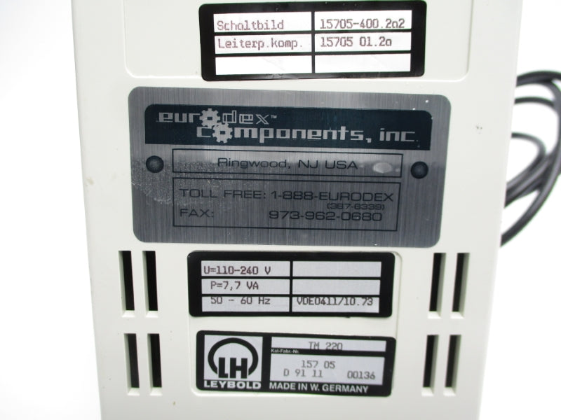 LEYBOLD TM220 110-240V NSNP
