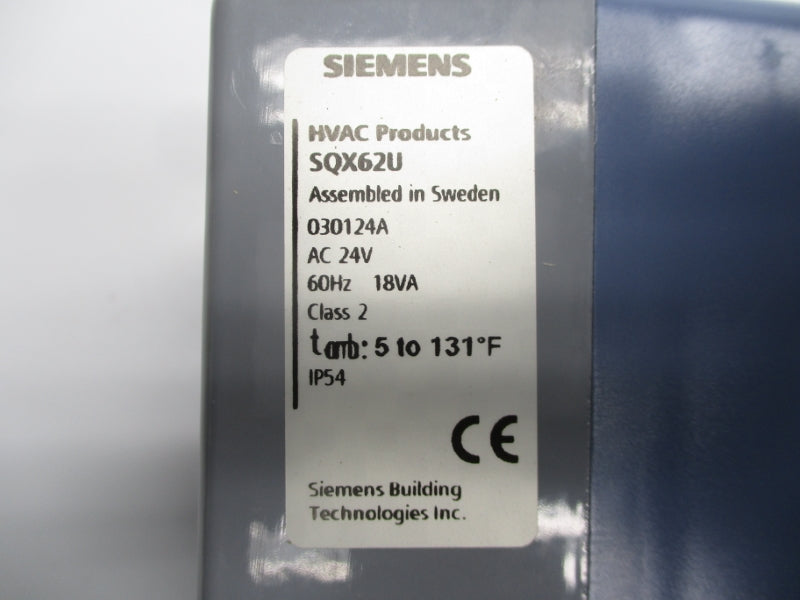 SIEMENS SQX62U 24VAC 3/4" NSNP
