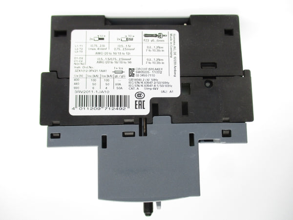 SIEMENS 3RV2011-1JA10 690V 7.0-10.0A NSMP
