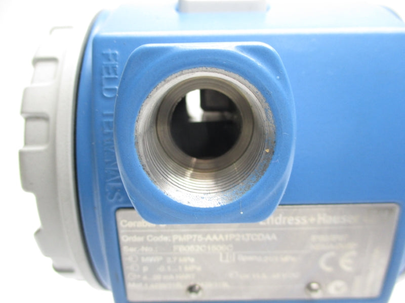 ENDRESS+HAUSER PMP75-AAA-1P21TCDAA 45VDC 3/4" NSNP
