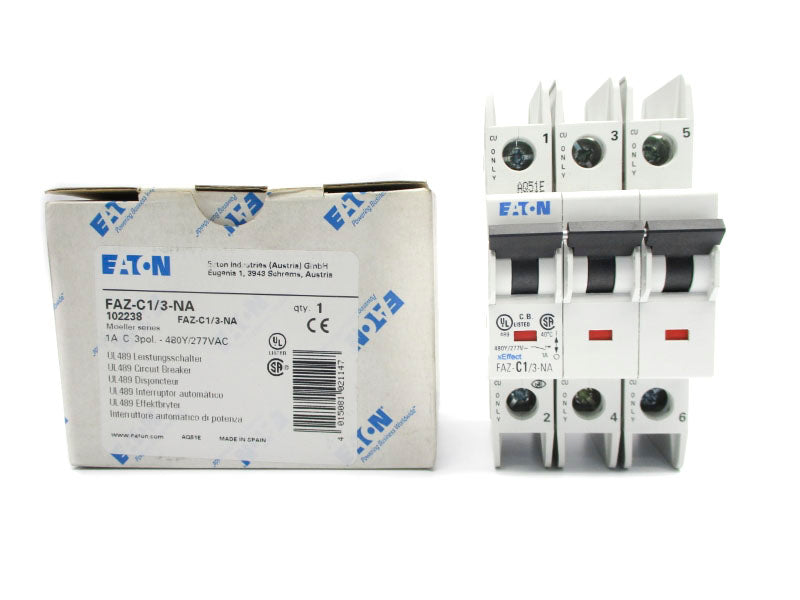 EATON FAZ-C1/3-NA 277VAC 1A  NSMP