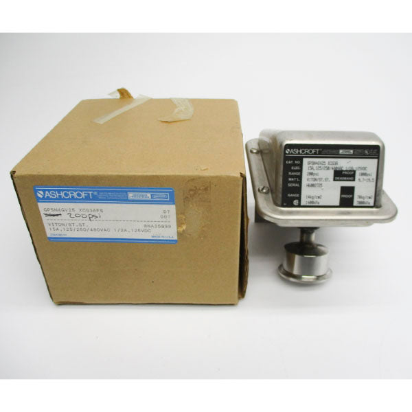 ASHCROFT GPSN4GV25XCG3A 480VAC 15A 200PSI 1" NSMP