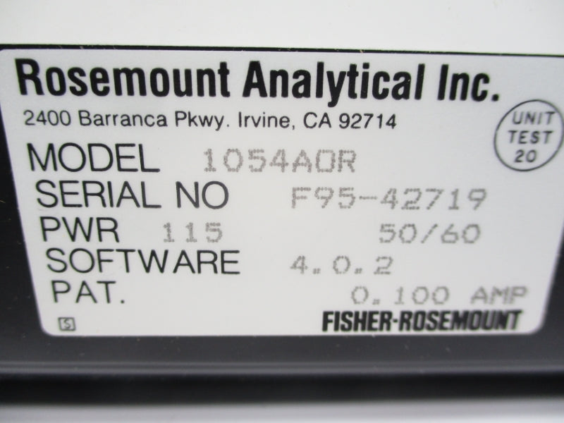ROSEMOUNT 1054AOR 115V NSMP