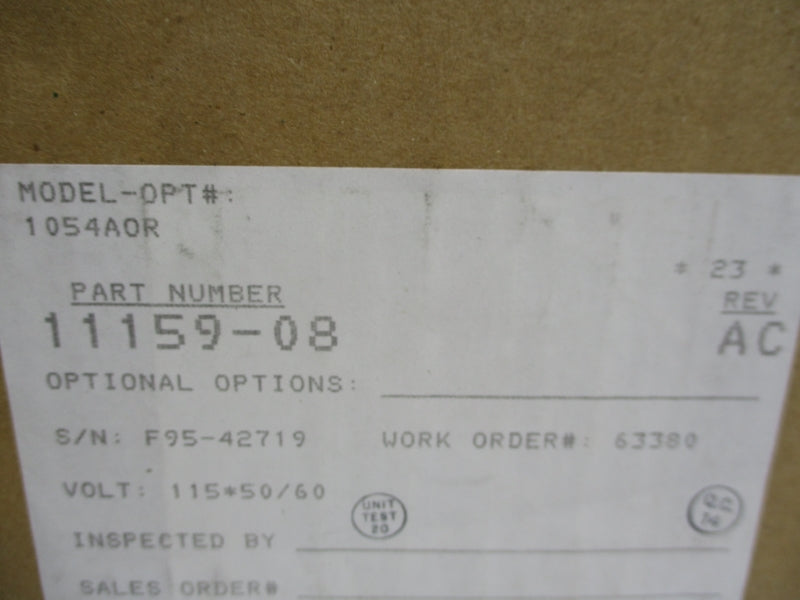ROSEMOUNT 1054AOR 115V NSMP