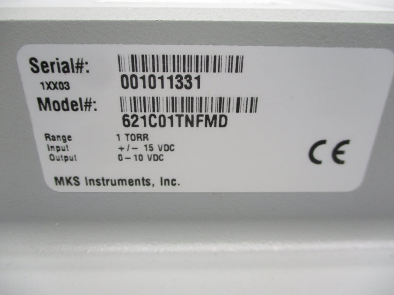 MKS INSTRUMENTS 621C01TNFMD 15VDC UNMP