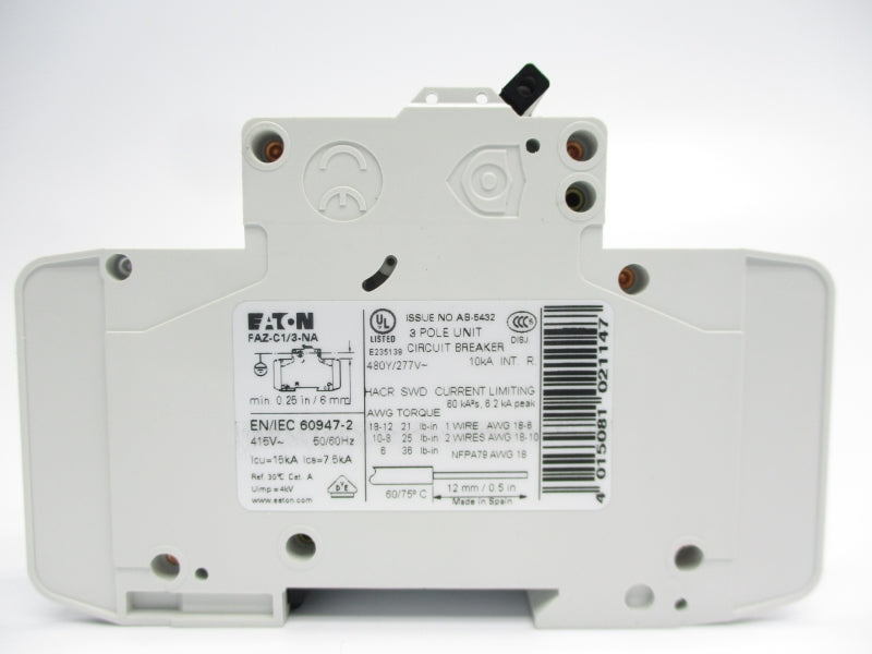 EATON FAZ-C1/3-NA 277VAC 1A  NSMP