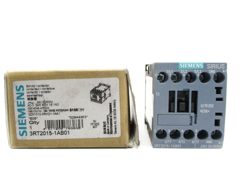 SIEMENS 3RT2015-1AB01 24V NSMP
