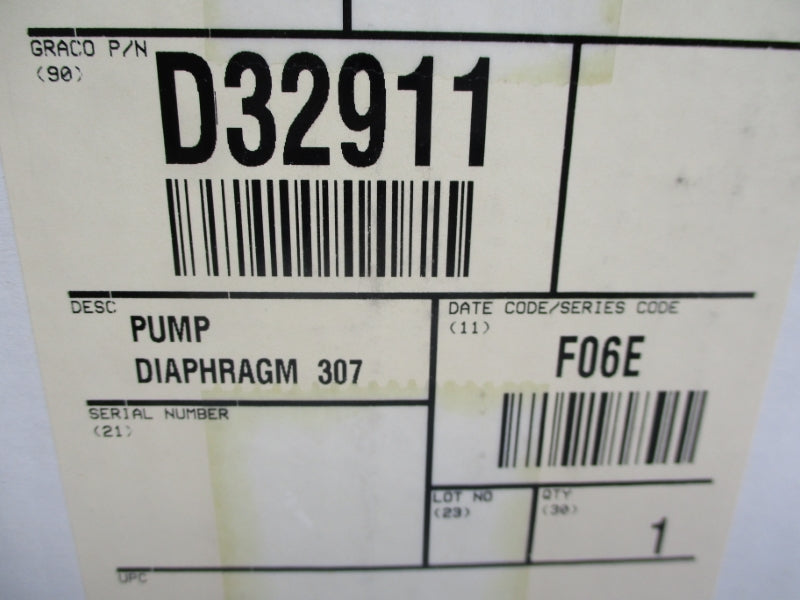GRACO D32911 SER. F06E 100PSI 1/2" NSMP