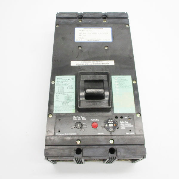 WESTINGHOUSE LCL3400F 600VAC 400A UNMP