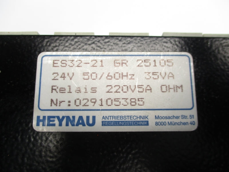 HEYNAU RAMSTETTER ES32-21 24V UNMP