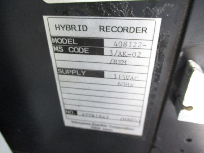 YOKOGAWA 408122-3/AK-02/REM 115VAC UNMP
