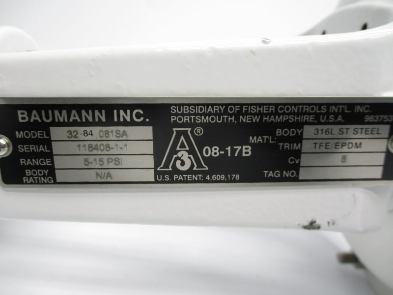 BAUMANN 32-84081SA 5-15PSI 7/8" NSNP