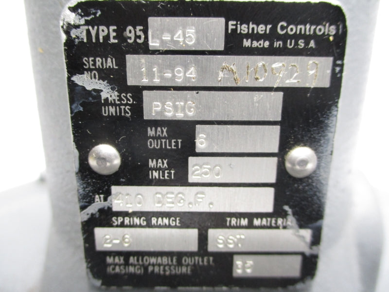 FISHER 95L-45 2-6PSI 1" NSNP
