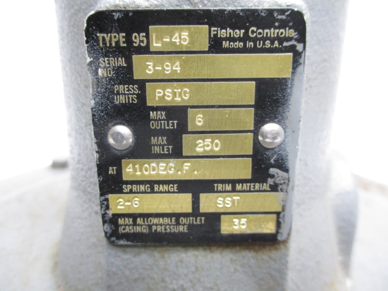 FISHER 95L-45 2-6PSI 1" UNMP