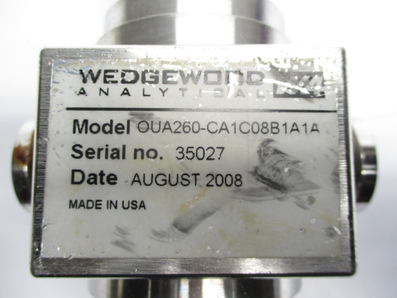 WEDGEWOOD ANALYTICAL OUA260-CA1C08B1A1A 3/8" UNMP