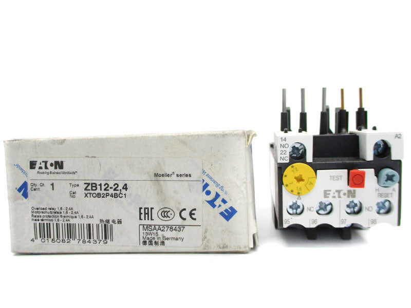 EATON ZB12-2,4 XT0B2P4BC1 690V 1,6-2,4A NSMP