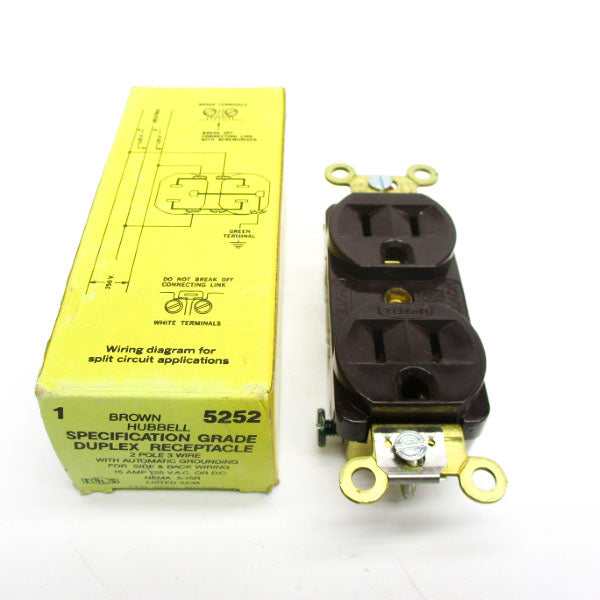 HUBBELL 5252 125V 15A NSMP