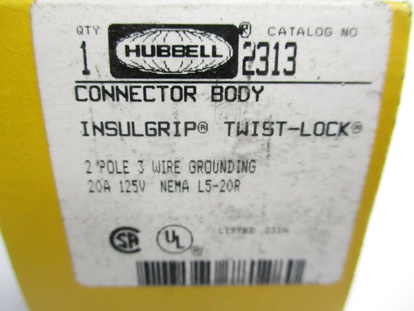HUBBELL 2313 125V 20A NSMP