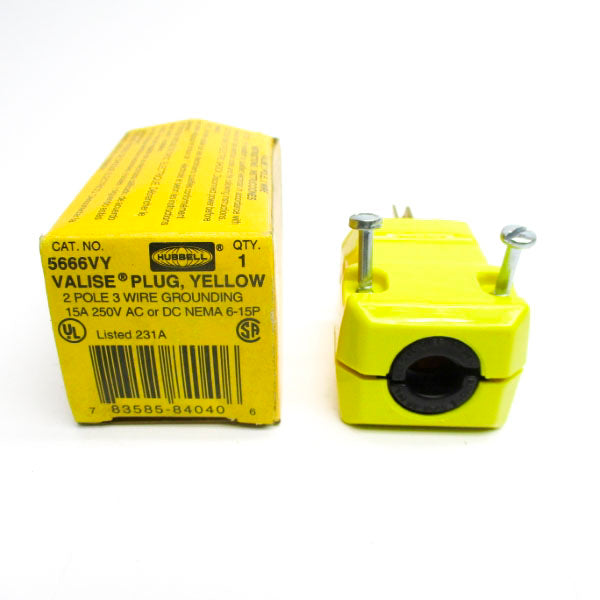 HUBBELL 5666VY 250V 15A NSMP